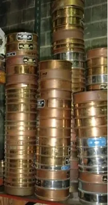 QTY. 7. USA STANDARD TEST SIEVE ASTM E-11 SPECIFIC...