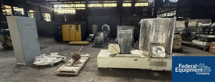 Used MTI 1500 Liter MTI Mischtechnik High Intensity Mixer, 450 HP, Model M1500S High Intensity Mixers Ohio US | Federal Equipment Company #420424