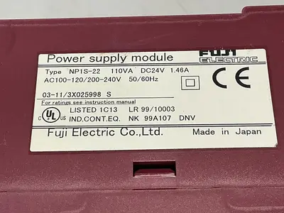 USED FUJI ELECTRIC NP1S-22