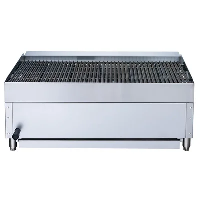 New | in-Stock Dukers New Dukers DCCB36 36 in. W Countertop Charbroiler Chargrill Grill 105,000 BTU Broilers Illinois US | Falcon Restaurant Supply #1376310
