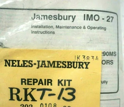NEW JAMESBURY IMO-27 REPAIR KIT IMO27