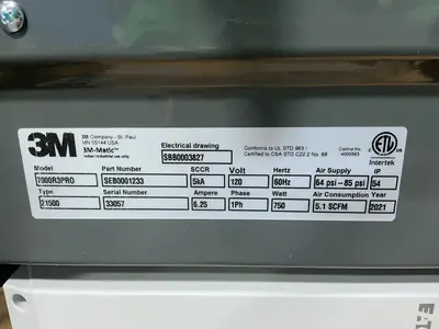 New | in-Stock 2021 3M 7000R3PRO Miscellaneous Packaging Equipment Ohio US | HGR 24 #1482304
