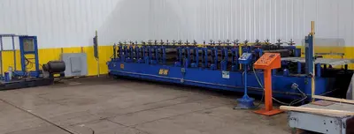 17 STAND X 4" X 48" B&K MODEL #2B-35 RAFTED ROLLFORMER: STOCK #18127