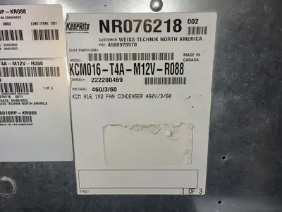 USED KEEPRITE KCM016-T4A-M12V-R088