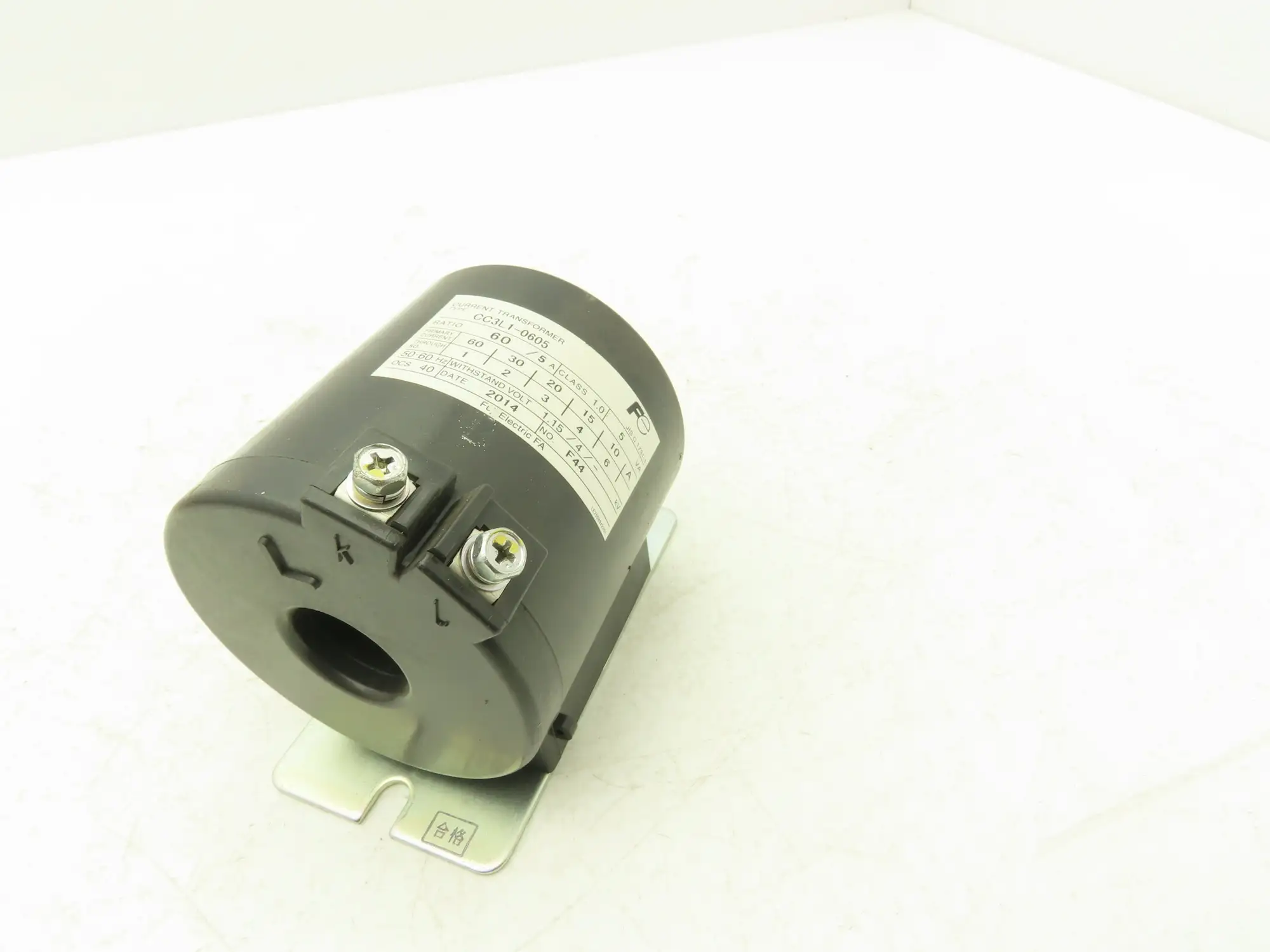 Fuji Electric CC3L1-0605 Current Transformer 60:5 Ratio 600V 60A 5VA