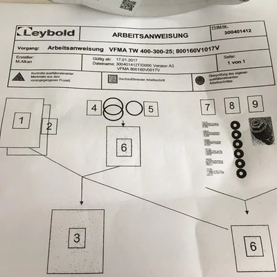 USED Leybold 800160V1017V
