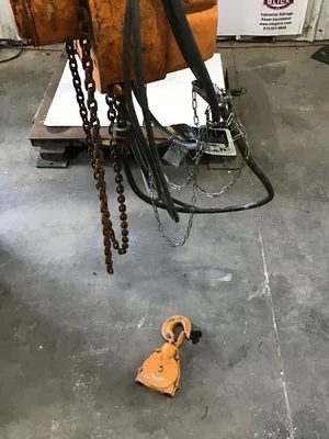 2 Ton KITO Chain Hoist EF2-020L 115V 0.73 Hoist Motor