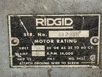 Used RIDGID 535 Pipe Threaders Ohio US | HGR 24 #1543241