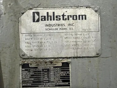 USED DAHLSTROM 400-20 OB