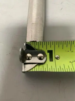 Stainless Steel 12" L x 5/8" D Mixing Rod