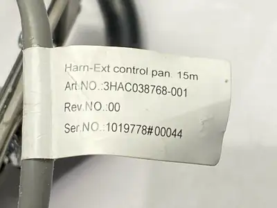 USED ABB HARNESS EXTENSION CONTROL PANEL ASSEMBLY