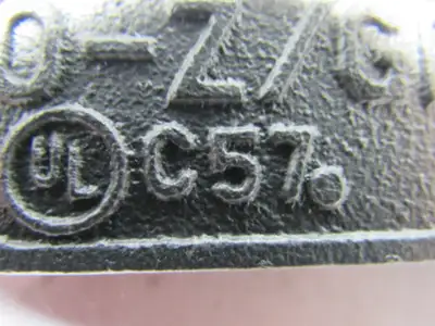 OZ GEDNEY C57 1-1/2" CONDUIT BODY FORM 7 LOT TYP C GRAY IRON LOT OF 2