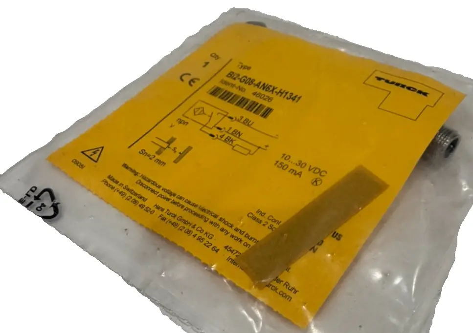 NEW TURCK BI2-G08-AN6X-H1341 SENSOR 46026 BI2G08AN6XH1341