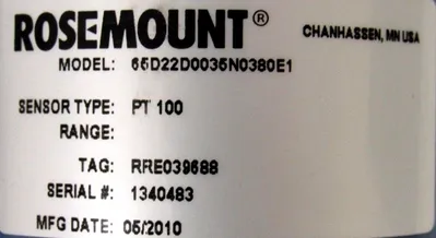 NEW ROSEMOUNT 65D22D0035N0380E1 TRANSMITTER 0065D22D0035N0380E1 0065-7203195