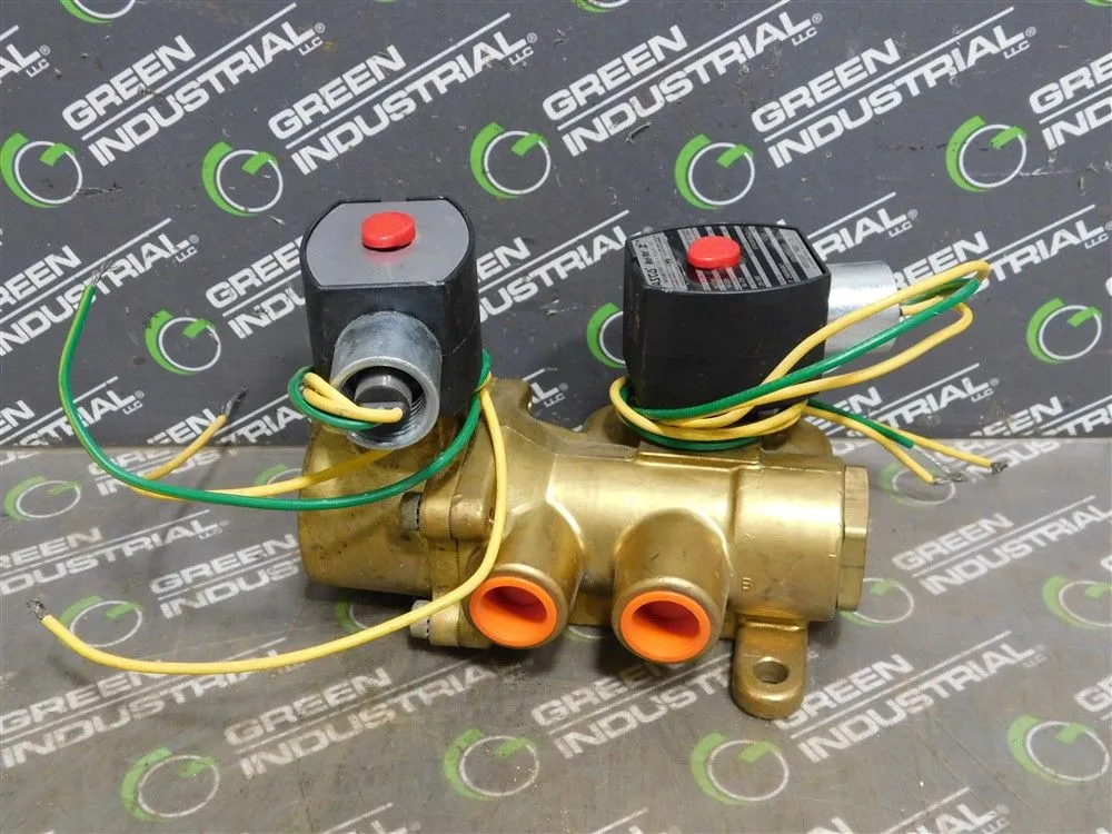 ASCO EFHC8344G82 4-Way Red Hat Solenoid Valve 1/2" NPT 20.6W 125 psi New