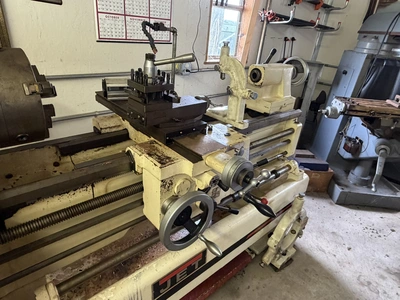 USED JET GH-1640R GEAR HEAD ENGINE LATHE