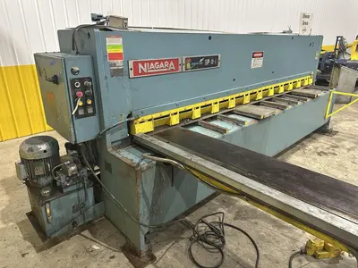 12' X 1/4" NIAGARA MODEL #SP-12-1/4 HYDRAULIC SHEAR: STOCK #22385