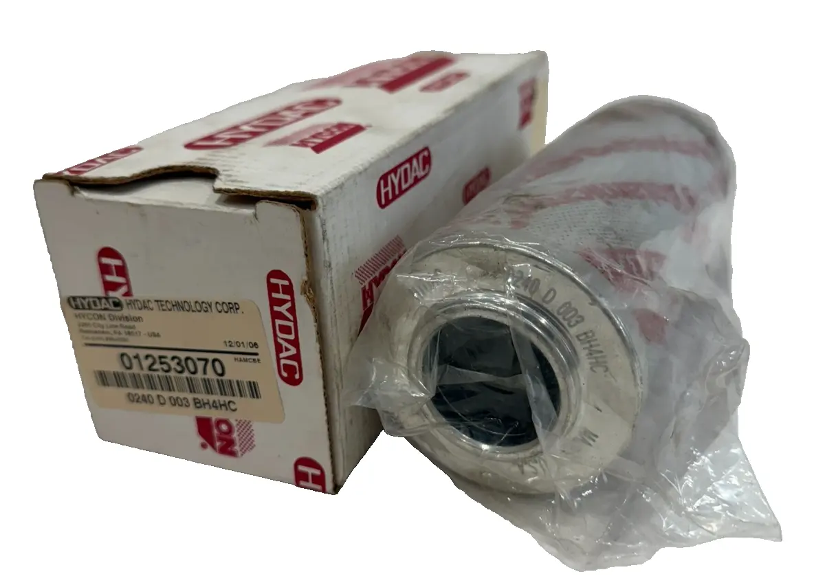 NEW HYDAC 01253070 / 0240 D 003 BH4HC HYDRAULIC FILTER ELEMENT 3 MICRON