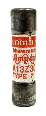 NEW LOT OF 10 SHAWMUT A13Z30 FUSE 30A TYPE 2