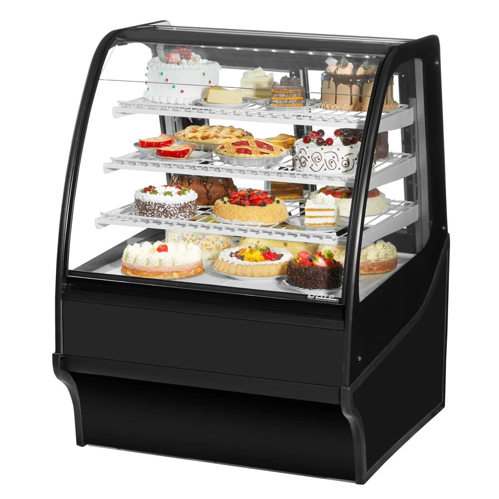 Used True TDM-R-36-GE/GE-B-W Display Refrigerators Illinois US | Falcon Restaurant Supply #1373828