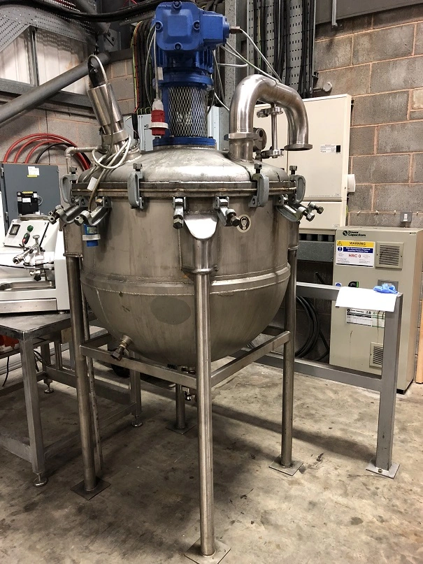 500 L S/S APV JKTD Hemispherical Reactor 3kW