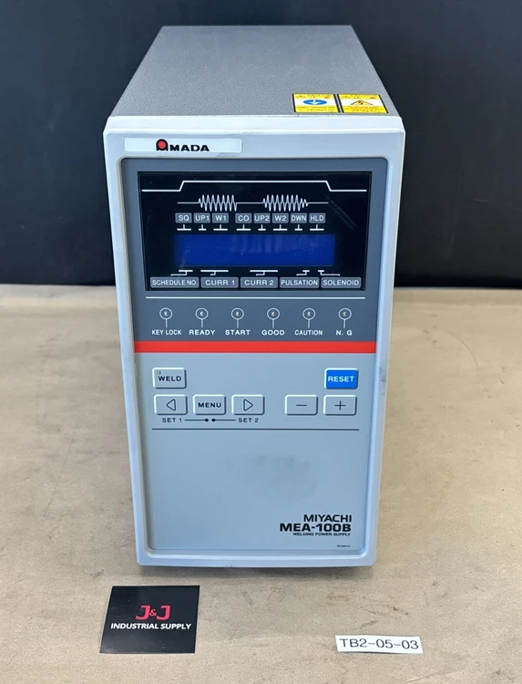 New | in-Stock AMADA MIYACHI MEA-100B-00-00 Welding Machinery (Other) Indiana US | J&J Industrial Supply #1469074