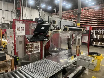 USED 1900 EDL PACKAGING SHRINK WRAPPING MACHINE
