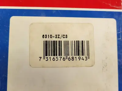 NEW SKF 6310-2Z/C3