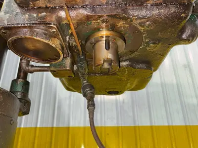 4' ARM x 9" CARLTON MODEL #1A POWER RADIAL ARM DRILL: YOBRO #24007