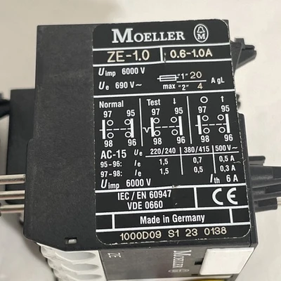 NEW Moeller ZE-1.0
