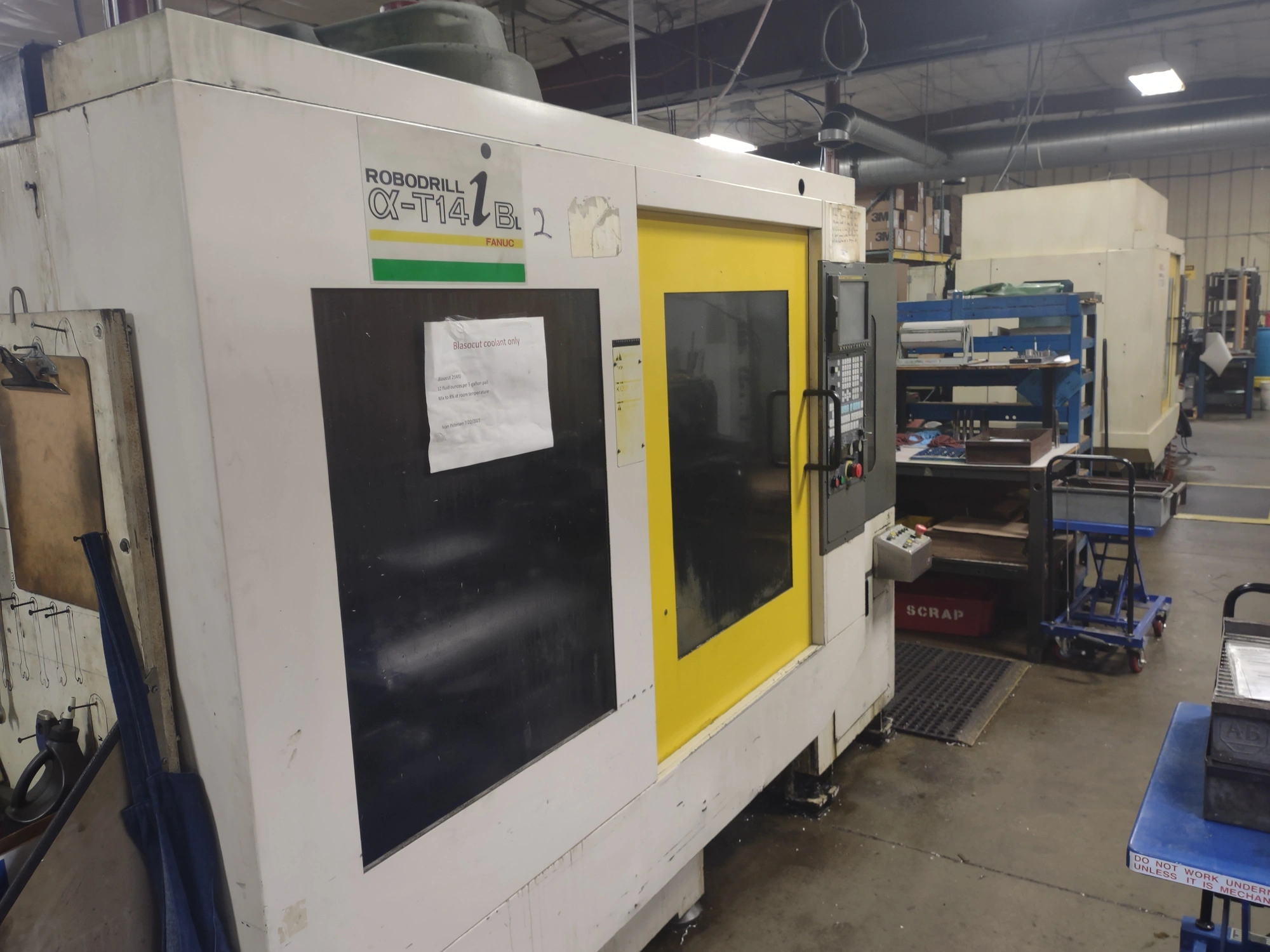 USED FANUC ROBODRILL ALPHA T14IBL