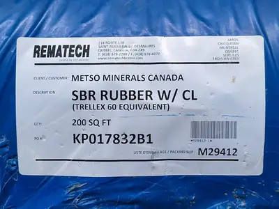200 sq ft SBR Rubber w/ CL (Trellex 60 Equivalent) KP017832B1