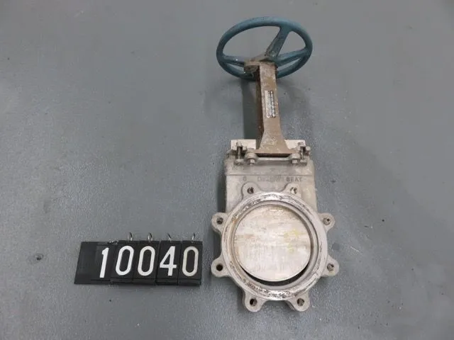 Dezurik 8"-150 Knife Gate Valve,  Hand Wheel Operated