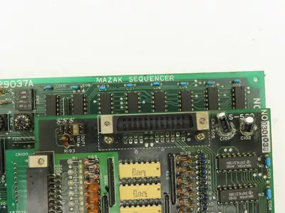 Mitsubishi Mazak I-829037A Printed Circuit Control Sequencer Board Assembly