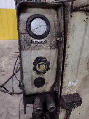 220 TON AIDA MODEL #NC1-200(2) GAP FRAME PRESS, WITH 9.84" STROKE: STOCK #22203