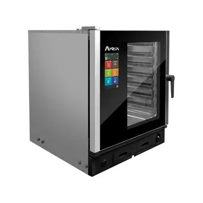 New | in-Stock Atosa New Atosa AEC-0711E Smart Touch Electric Combi Oven, Fits 7 Half Size Pans, 208/240v Ovens Illinois US | Falcon Restaurant Supply #1375313