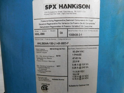 Used Hankison _UNKNOWN_ Air Compressor Dryers Ohio US | Equipment Recovery Corp. #1329655