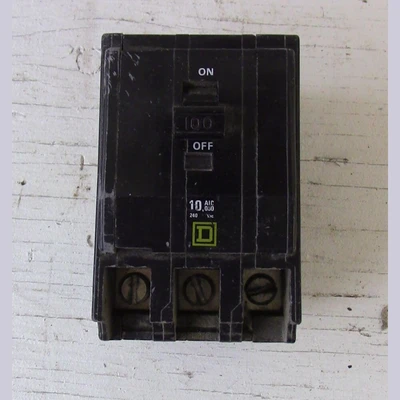 Square D 3 Pole 100 Amp Q0 Push-in Breaker