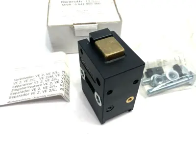 New | in-Stock Bosch Rexroth Pneumatic Damping Stop Gate VE 2 Pneumatic Cylinders Michigan US | Maverick Industrial Sales #1424735