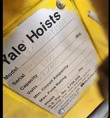 USED YALE KEL1/2-15RT15S1