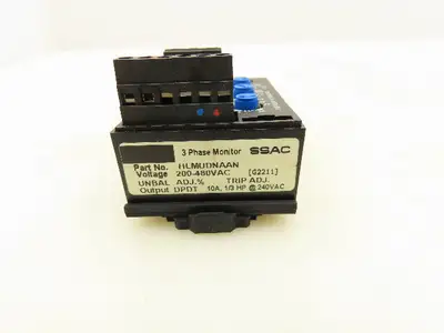 Little Fuse HLMUDNAAN Time Delay Module Relay 3 Phase Voltage Monitor 200-480V