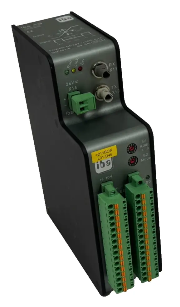 USED IBA INDUSTRIAL IBAPADU-8 CONTROL MODULE 24VDC IBAPADU8