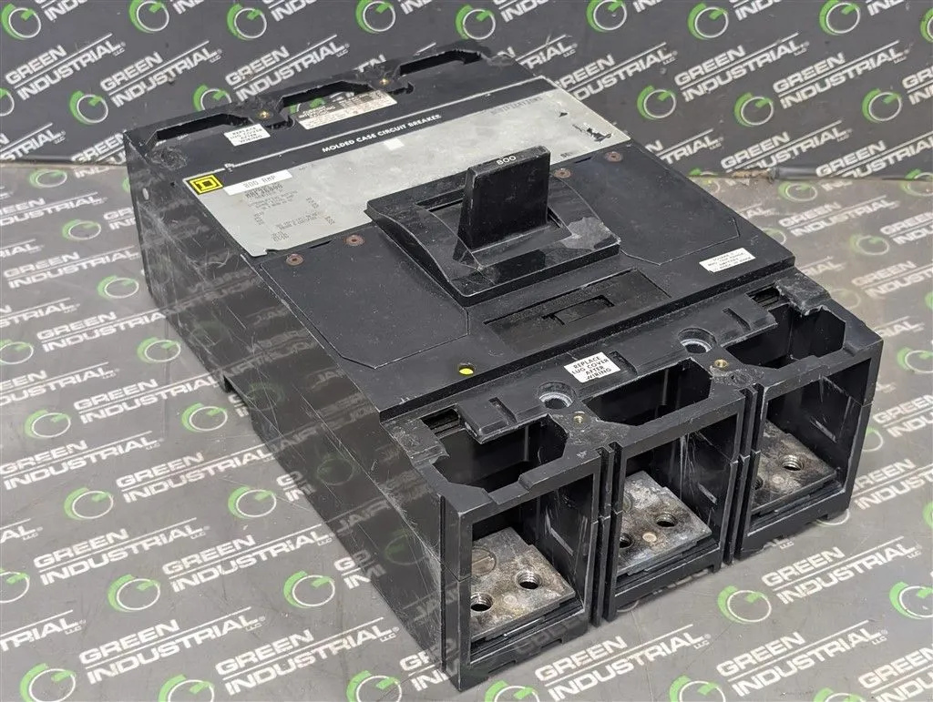Square D MAF36800 Molded Case Circuit Breaker 800A 600VAC 3 Pole Used