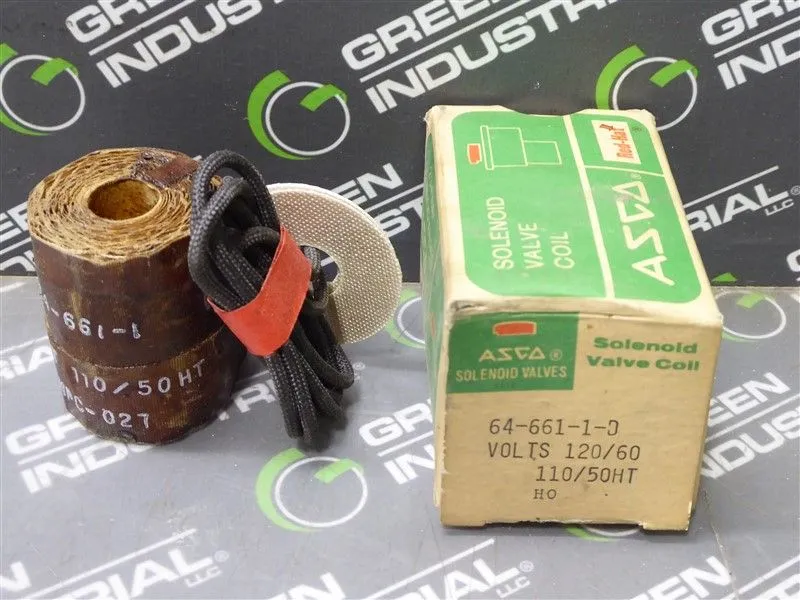 ASCO 64-661-1-D Solenoid Valve Coil 110/120V New NIB