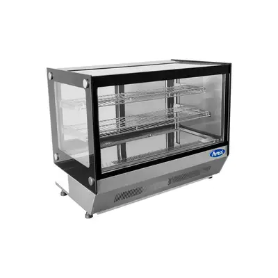 New | in-Stock Atosa New Atosa CRDS-42 Countertop Refrigerated Display Square, 4.2 Cu Ft Display Refrigerators Illinois US | Falcon Restaurant Supply #1375282