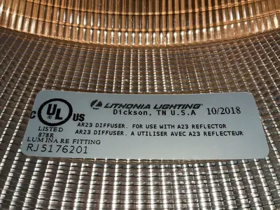 Used 2018 LITHONIA LIGHTING AR23 U Misc Electrical & Power Parts Ohio US | HGR 24 #1508193