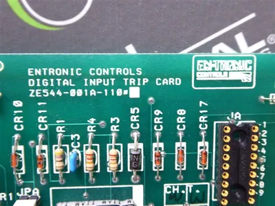 Entronic Controls ZE544-001A-110 Digital Input Trip Board Used