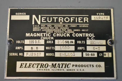 1970 BLANCHARD 20-36 GRINDERS, SURFACE, ROTARY TYPE - VERTICAL | GCH Machinery (5)