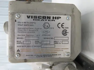 Graco 245864 Viscon HP High-Pressure Fluid Heater 4000W 480V
