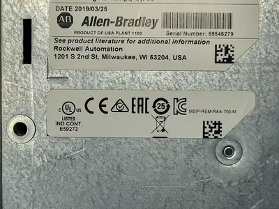 Used 2019 ALLEN-BRADLEY 20-750-MI2-E395F370 Misc Electrical & Power Parts British Columbia CA | Lenmark #1439449